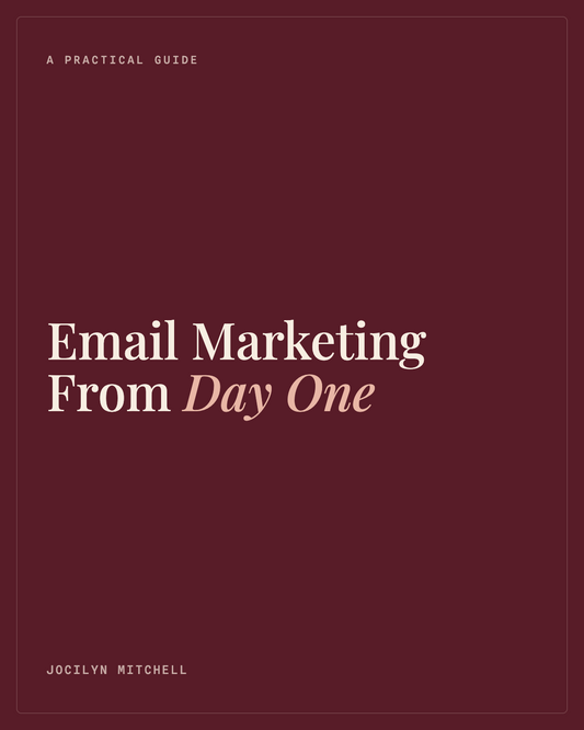 Email Marketing From Day One cover