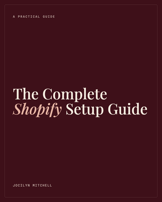 The Complete Shopify Setup Guide cover